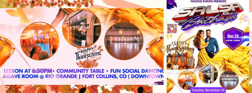 Thanksgiving salsa and Bachata dance