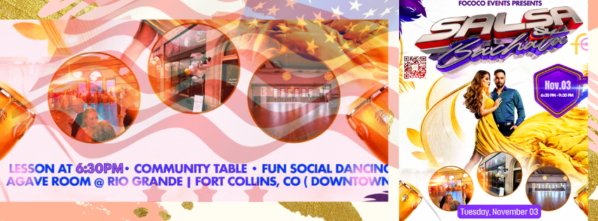 Salsa and Bachata Dancing in November